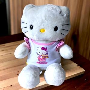 Build - A- Bear Hello Kitty Plush 17” with Hello Kitty T-shirt Hello Kitty